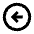 Arrow Circle Left Icon from Sharp Line - Material Pro Set