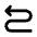 Arrow Curvy Left Up Icon from Rounded Line - Material Pro Set