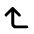 Arrow Left Up Icon from Rounded Line - Material Pro Set