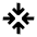 Arrow Point Center Fill Icon from Outlined Fill - Material Pro Set