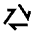 Arrow Recycling Icon from Sharp Line - Material Pro Set