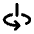 Arrow Rotate Vertical Axis Left Icon from Rounded Line - Material Pro Set
