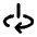 Arrow Rotate Vertical Axis Right Icon from Rounded Line - Material Pro Set