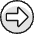 Arrow Thick Circle Right Icon from Ultimate Colors Set