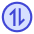Arrow Transfer Vertical Circle icon - Free transparent PNG, SVG. No sign up needed.