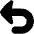 Arrow Turn Backward Large icon - Free transparent PNG, SVG. No sign up needed.