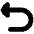 Arrow Turn Backward icon - Free transparent PNG, SVG. No sign up needed.