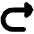 Arrow Turn Forward icon - Free transparent PNG, SVG. No sign up needed.