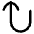 Arrow Turn Up icon - Free transparent PNG, SVG. No sign up needed.