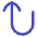 Arrow Turn Up icon - Free transparent PNG, SVG. No sign up needed.