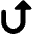 Arrow Turn Up icon - Free transparent PNG, SVG. No sign up needed.