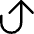 Arrow Turn Up Large icon - Free transparent PNG, SVG. No sign up needed.