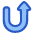 Arrow Turn Up icon - Free transparent PNG, SVG. No sign up needed.