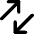 Arrows Diagonal Icon from Micro Line Set