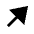 Diagonal Triangle Arrow Up Right Fill Icon from Sharp Fill - Material Pro Set