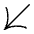 Down Left 2 Short Arrow Icon from Guidance – Free Set