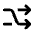 Shuffle Arrow Icon from Rounded Line - Material Pro Set