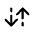 Download free Sort Vertical PNG, SVG vector icon from Solar Broken set.