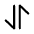 Transfer Vertical Icon from Solar Linear Set