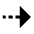 Triangle Arrow Dash Right Fill Icon from Outlined Fill - Material Pro Free Set