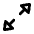 Triangle Arrow Expand Icon from Rounded Line - Material Pro Set