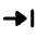 Triangle Arrow Last Fill Icon from Rounded Fill - Material Pro Set