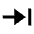 Triangle Arrow Last Fill Icon from Sharp Fill - Material Pro Set