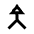 Triangle Arrow Merge Icon from Sharp Line - Material Pro Set