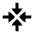 Triangle Arrow Point Center Icon from Outlined Line - Material Pro Set