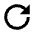 Triangle Arrow Refresh Icon from Sharp Line - Material Pro Set