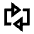 Triangle Arrow Reload Horizontal Alt Icon from Sharp Line - Material Pro Set