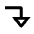 Triangle Arrow Right Down Icon from Outlined Line - Material Pro Set