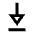 Triangle Arrow To Bottom Icon from Sharp Line - Material Pro Set