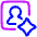 Ai Generate Portrait Image Spark Icon from Plump Neon - Free Set