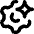 Ai Settings Cog Spark Icon from Micro Line - Free Set