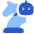 Ai Strategy Chess Icon from Plump Flat Set
