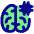 Artificial Intelligence Brain Chip Icon from Plump Pop Set