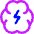 Brain Lightning Icon from Core Neon Set