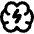 Brain Lightning Icon from Flex Remix Set
