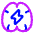 Brain Lightning Icon from Plump Neon Set