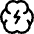 Brain Lightning Icon from Core Line Set