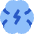 Brain Lightning Icon from Core Flat Set