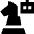 Robot Strategy Chess Icon from Sharp Solid Set
