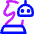 Robot Strategy Chess Icon from Core Neon Set