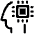 Technology Head Ai Microchip Icon from Ultimate Bold Set