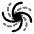 Black Hole Icon from Solar Bold Duotone Set