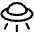 Ufo Icon from Plump Line Set
