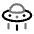 Download free UFO 5 PNG, SVG vector icon from Solar Line Duotone set.