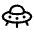 Download free UFO PNG, SVG vector icon from Solar Linear set.