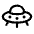 UFO Icon from Solar Linear Set | Free Download as SVG Vector and Transparent PNG | Streamline icons